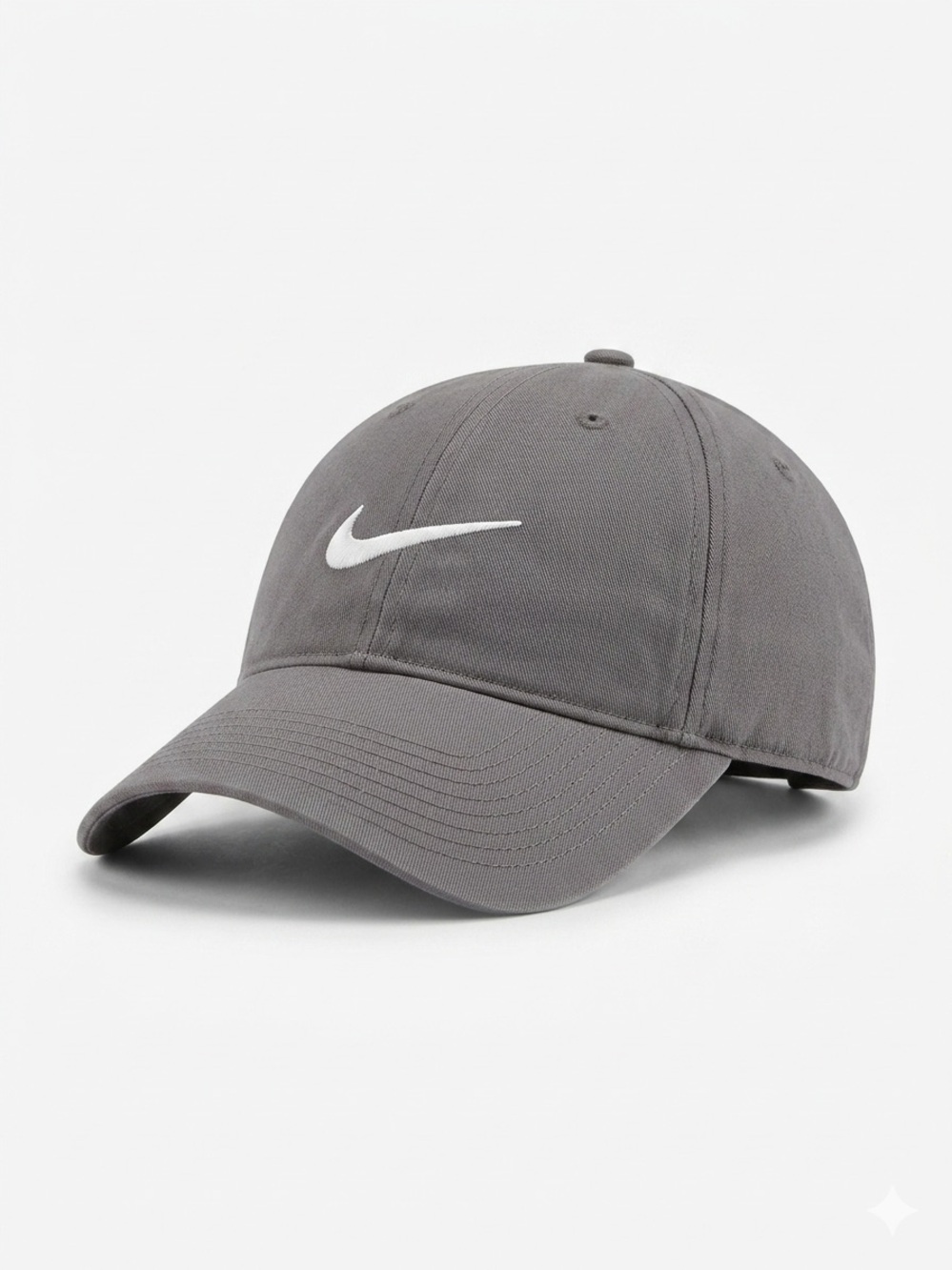 Nike Grey Cap with White Swoosh